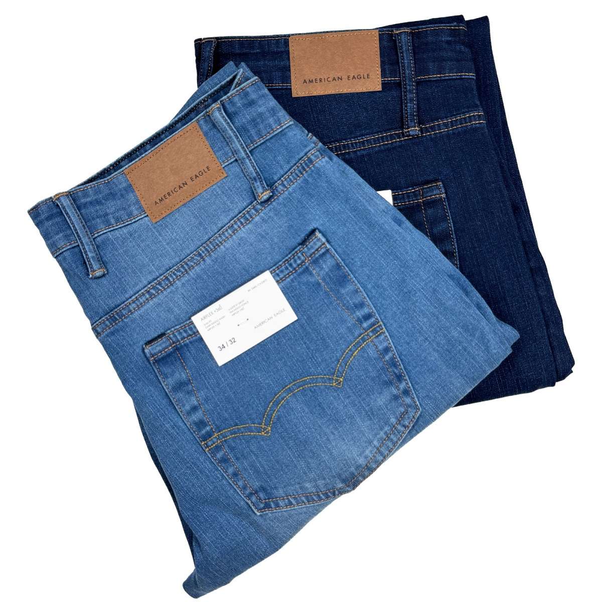 Premium Denim Pants Dark blue and light blue