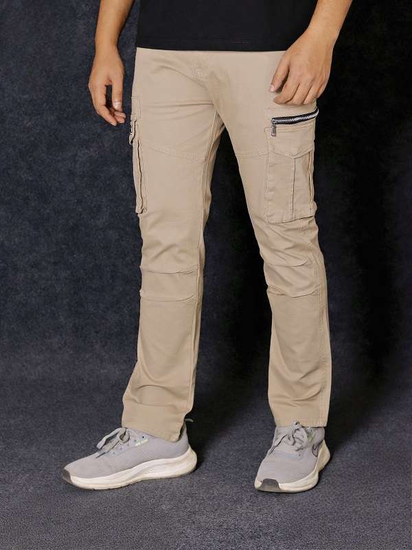 Premium 6 Pocket Gabardine Cargo Pants (off white)– New 2026 Collection