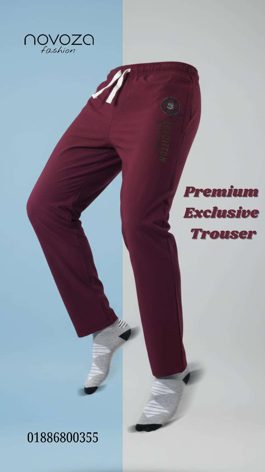 Premium Exclusive Trouser maroon