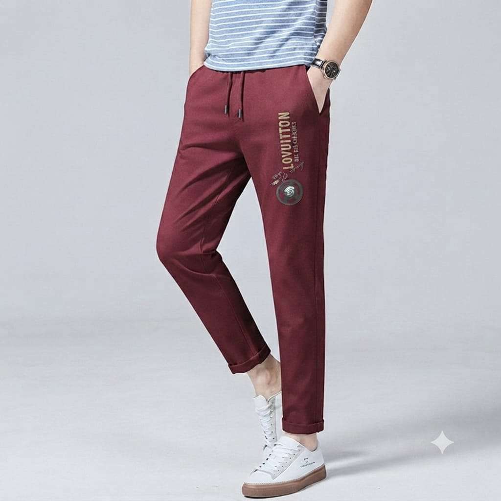 Premium Exclusive Trouser maroon